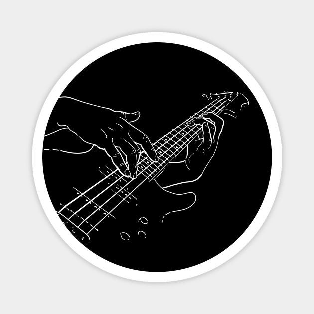 Bass Player-Music-Jazz-Rock-Blues-Metal Magnet by StabbedHeart